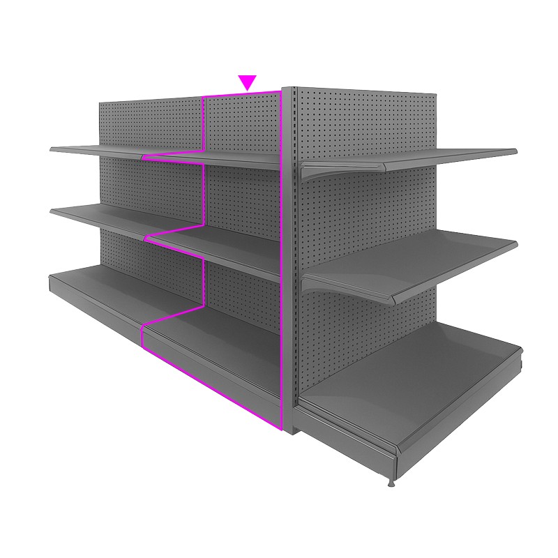 EXPOSITOR BRIXO GONDOLA EXTENSION 6 ESTANTES BRIXO Nº 10-1