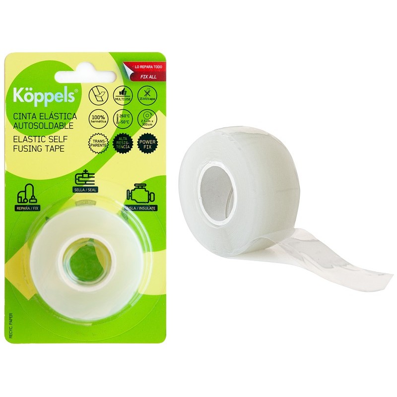 CINTA ELAST. AUTOSOLD. 2.5MX300 CM. C1011T KOPPELS