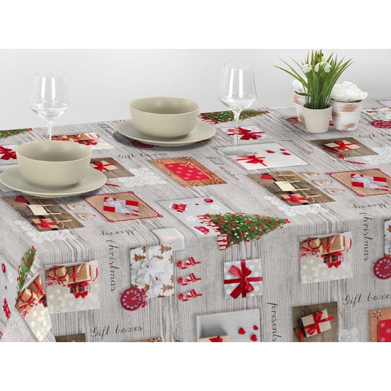 MANTEL NAVIDAD PVC  REF.12  1,40X25 M.