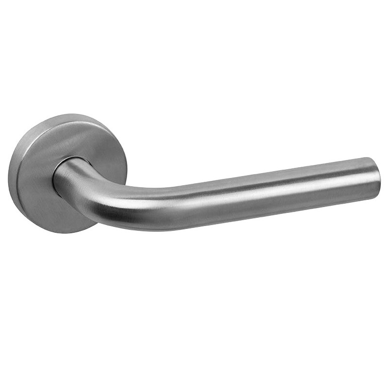 JUEGO MANIVELA ROSETA "L" INOX 8115001