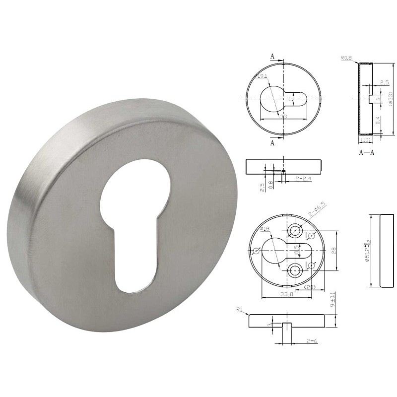 BOCALLAVE BOMBIN INOX 8105101