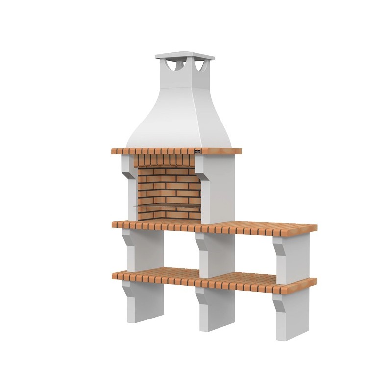 BARBACOA CEMENTO SILVES C/ENCIM. 04/2.M.G1 160X58X229 650KG