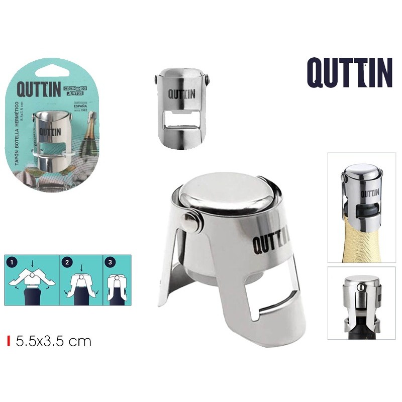 TAPON BOTELLA HERMETICO QUTTIN