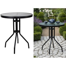 MESA  REDONDA JARDIN ACERO...