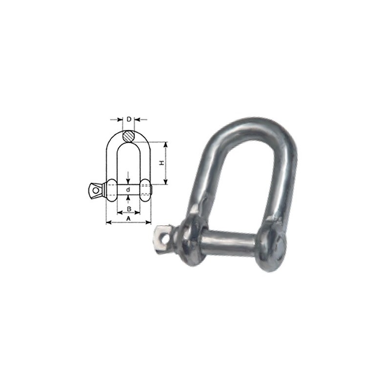 GRILLETE RECTO GALV. 1"1/8 8770828