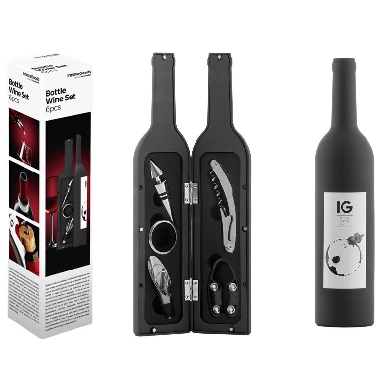 ESTUCHE VINO BOTELLA 5 PIEZAS INNOVAGOODS