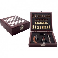 SET ACCESORIOS VINO AJEDREZ...