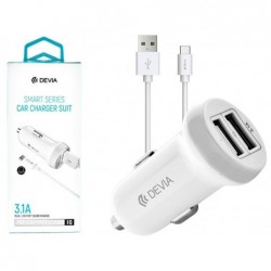 CARGADOR COCHE DEVIA DOBLE...