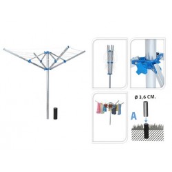 TENDEDERO PARAGUA ALUMINIO...