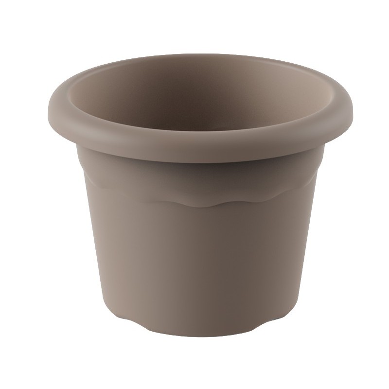 MACETA REDONDA TERRA 30CM 7330 TAUPE
