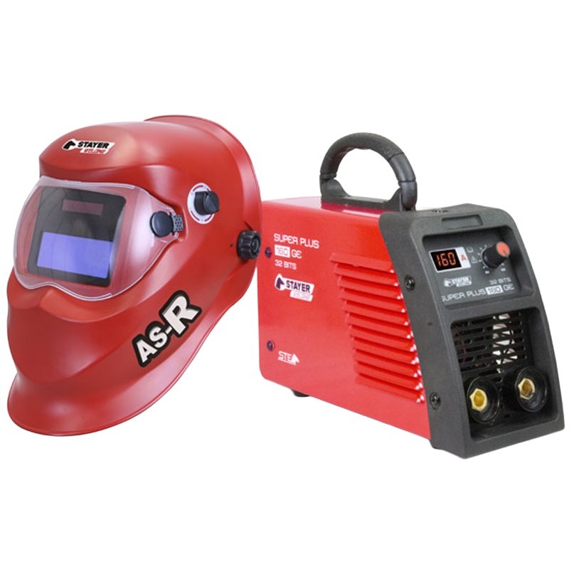 SOLDADOR INVERTER 160 B GE + MASCARA AS-RT 1.4040