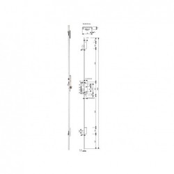 CERRADURA 2230L23AI 21MM...
