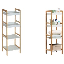 ESTANTE MADERA 4 BALDAS...