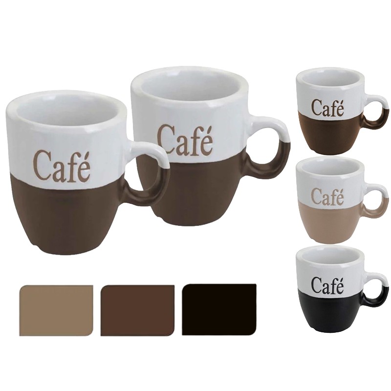 TAZA MUG CAFE SET 2 UND. 150 CC Q75910020