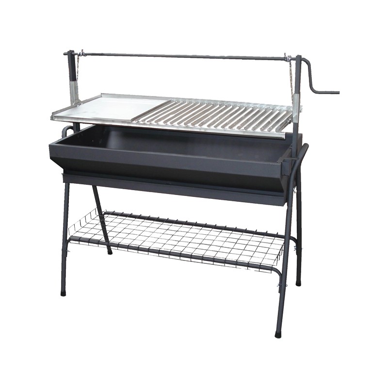 BARBACOA PARRILLA/PLANCHA INOX 100X50X115